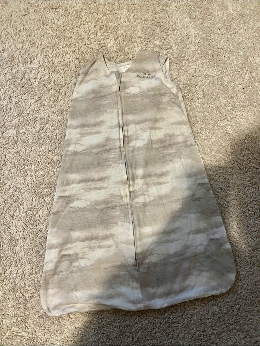 Halo Baby Sleep Sack in Cloudy Neutral Tones